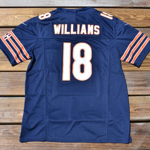 New Caleb Williams Chicago Bears Navy Dark Blue Football Jersey Adult Large - Picture 3 of 3